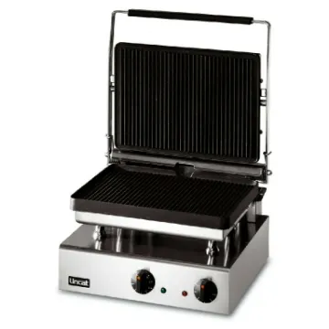 Show details for Lincat Lynx 400 Electric Counter-top Heavy Duty Panini Grill - Ribbed Upper & Lower Plates - W 395 mm - 3.0 kW - GG1P Picture of Lincat Lynx 400 Electric Counter-top Heavy Duty Panini Grill - Ribbed Upper & Lower Plates - W 395 mm - 3.0 kW - GG1P