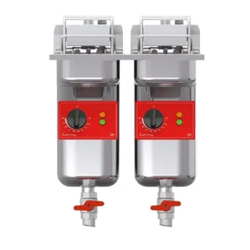 Show details for SD422L12G0 - FriFri Super Easy 422 Electric Drop-in Twin Tank Fryer with Filtration - SD422L12G0 Picture of SD422L12G0 - FriFri Super Easy 422 Electric Drop-in Twin Tank Fryer with Filtration - SD422L12G0