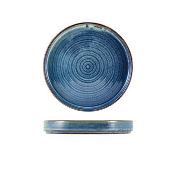 Show details for Terra Porcelain Aqua Blue Presentation Plate 18cm - Pack of 6 - PR-PBL18 Picture of Terra Porcelain Aqua Blue Presentation Plate 18cm - Pack of 6 - PR-PBL18