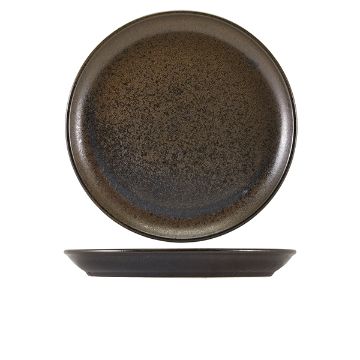 Show details for Terra Porcelain Black Coupe Plate 30.5cm - Pack of 6 - CP-PBK30 Picture of Terra Porcelain Black Coupe Plate 30.5cm - Pack of 6 - CP-PBK30