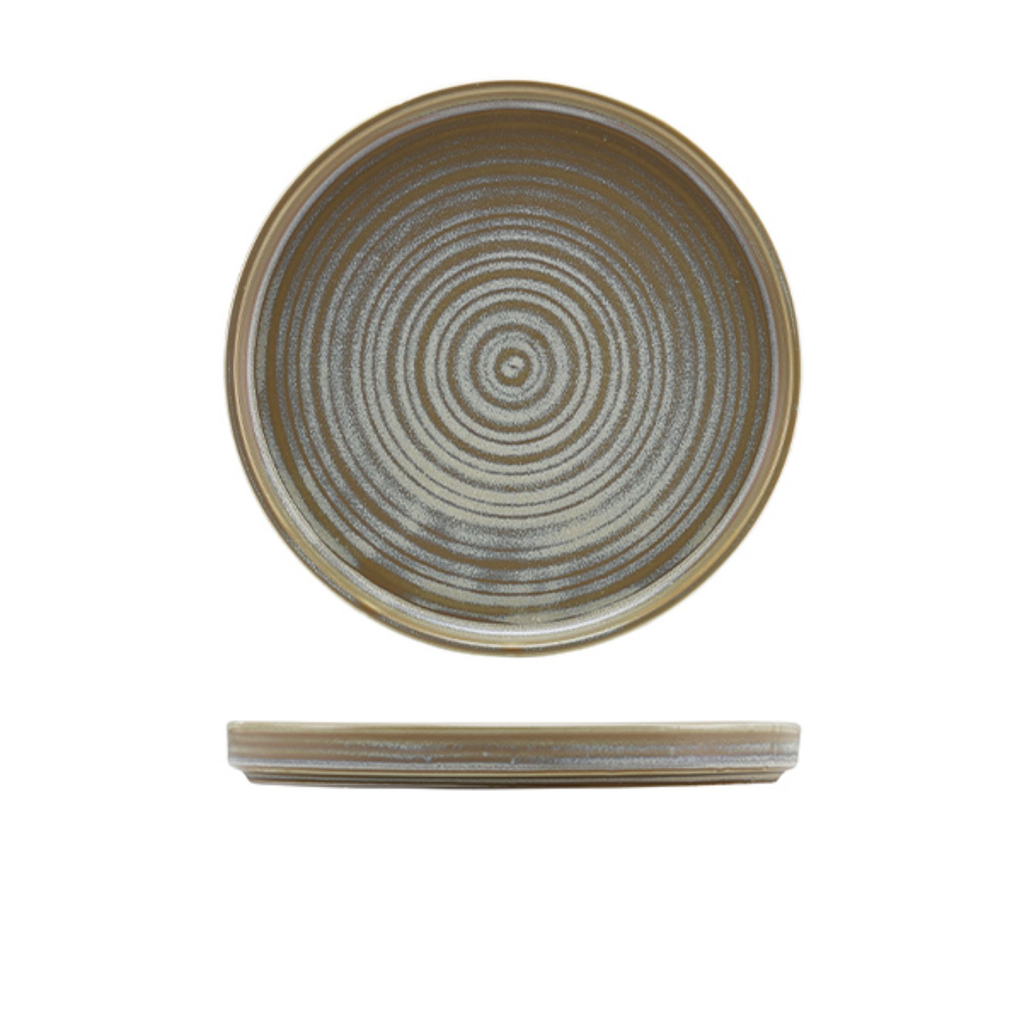 Picture of Terra Porcelain Matt Grey Low Presentation Plate 21cm - LP-PMG21
