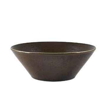 Show details for Terra Porcelain Black Conical Bowl 16cm - Pack of 6 - CN-PBK16 Picture of Terra Porcelain Black Conical Bowl 16cm - Pack of 6 - CN-PBK16