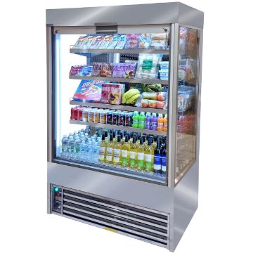 Show details for FROST-TECH 1.2m Shuttered Tiered Display - SD75-120SHU-HC Picture of FROST-TECH 1.2m Shuttered Tiered Display - SD75-120SHU-HC