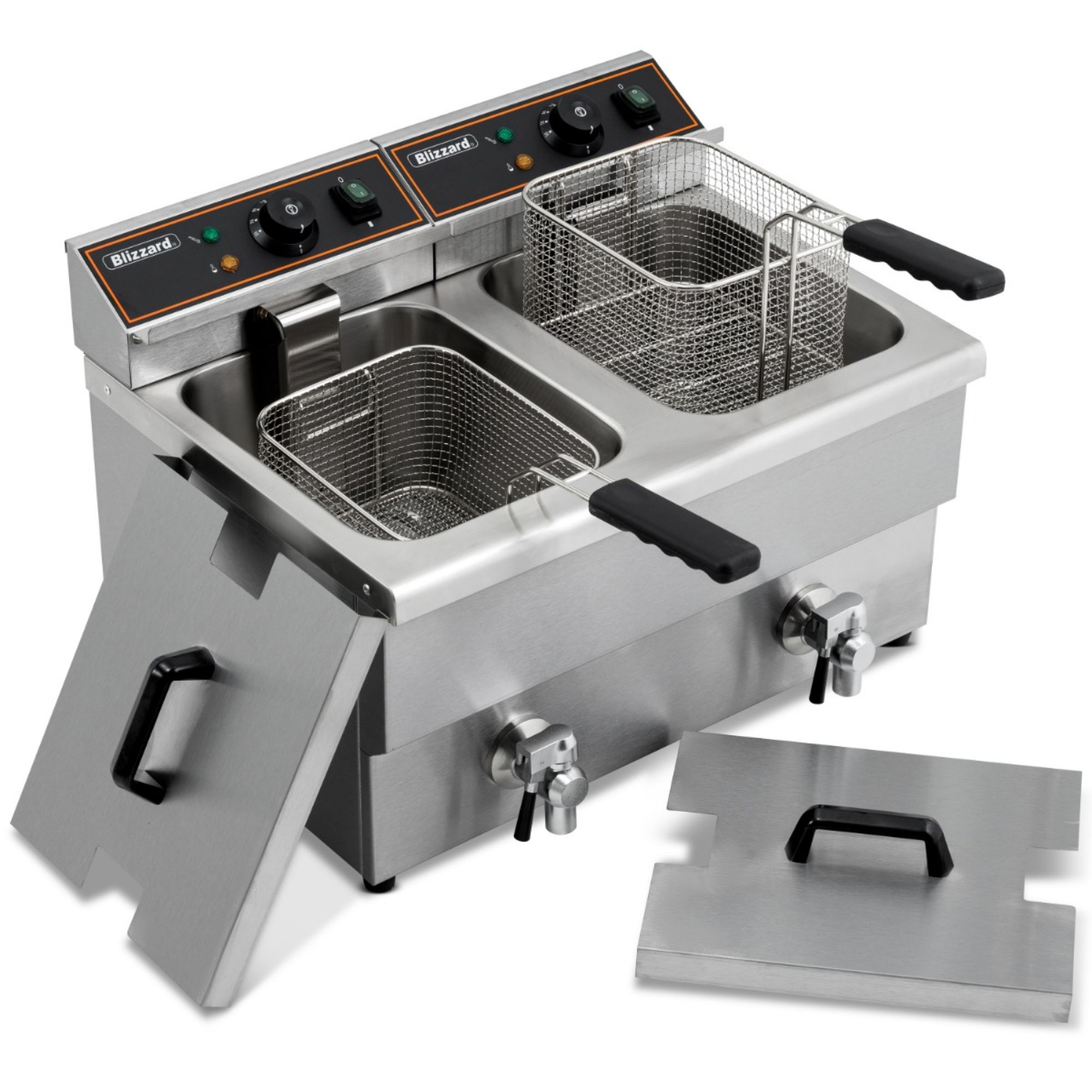 Picture of BLIZZARD 16L Double Tank Electric Fryer - BF8+8