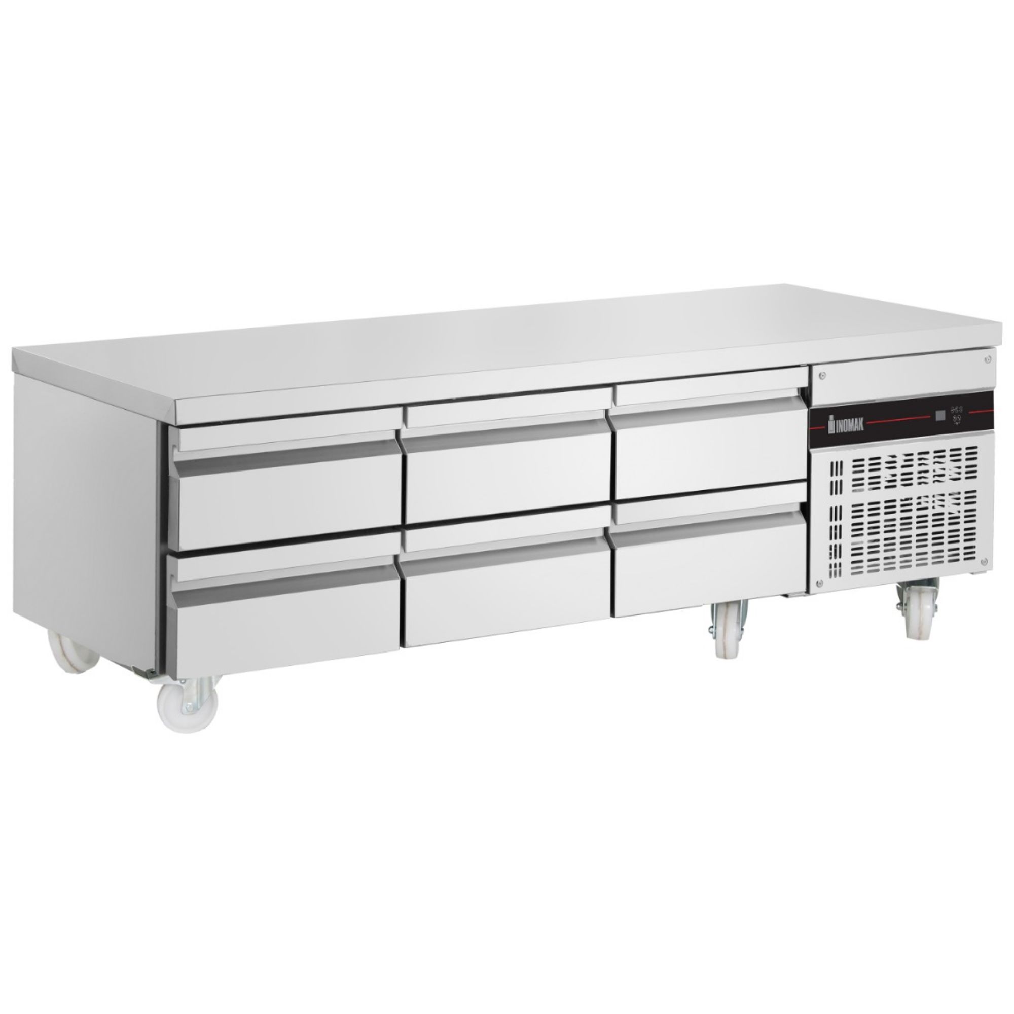 Picture of INOMAK Six Drawer Low Height Snack Counter - PWN333-HC