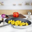 Picture of Vogue Aluminium Non-Stick Teflon Platinum Plus Oval Frying Pan 36cm - T357OG
