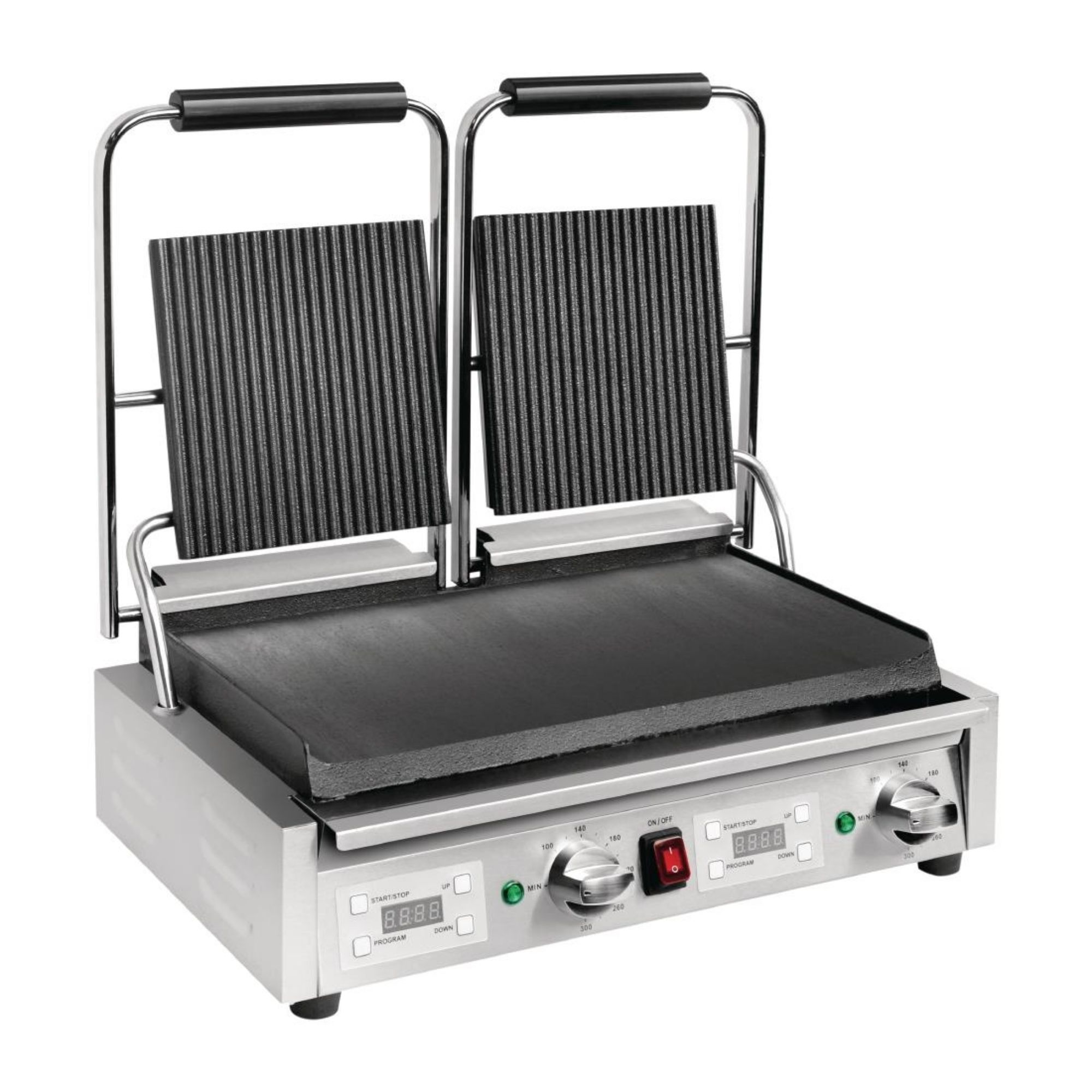 Picture of Buffalo Double Ribbed Top Contact Grill - FC385OG