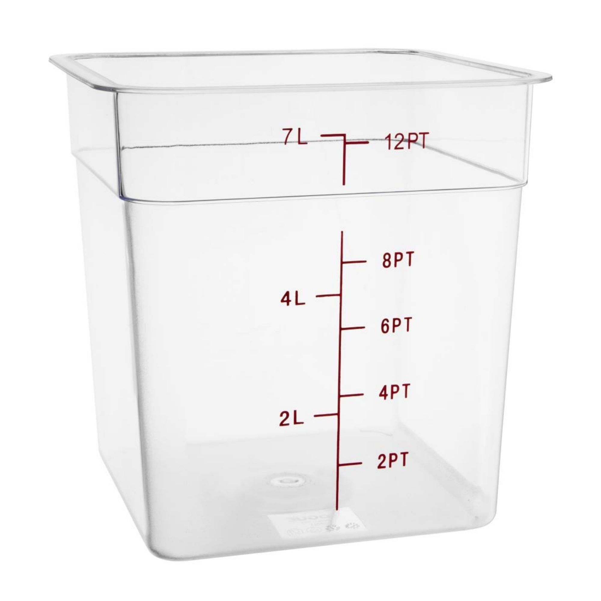 Picture of Hygiplas Polycarbonate Square Storage Container 7Ltr - CF023OG