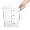 Picture of Hygiplas Polycarbonate Square Storage Container 7Ltr - CF023OG