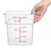 Picture of Hygiplas Polycarbonate Square Storage Container 3.5Ltr - CF021OG