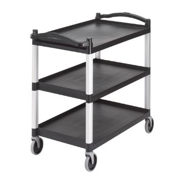 Show details for Cambro Three Shelf Utility Cart BC340KD110 - CT400 Picture of Cambro Three Shelf Utility Cart BC340KD110 - CT400