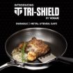 Picture of Vogue Tri-Shield Stainless Steel Frying Pan with Clad Coating 20cm - GP187