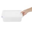 Picture of Hygiplas Click Polypropylene 1/2 Gastronorm Tray 100mm (4 Pack) - FZ089