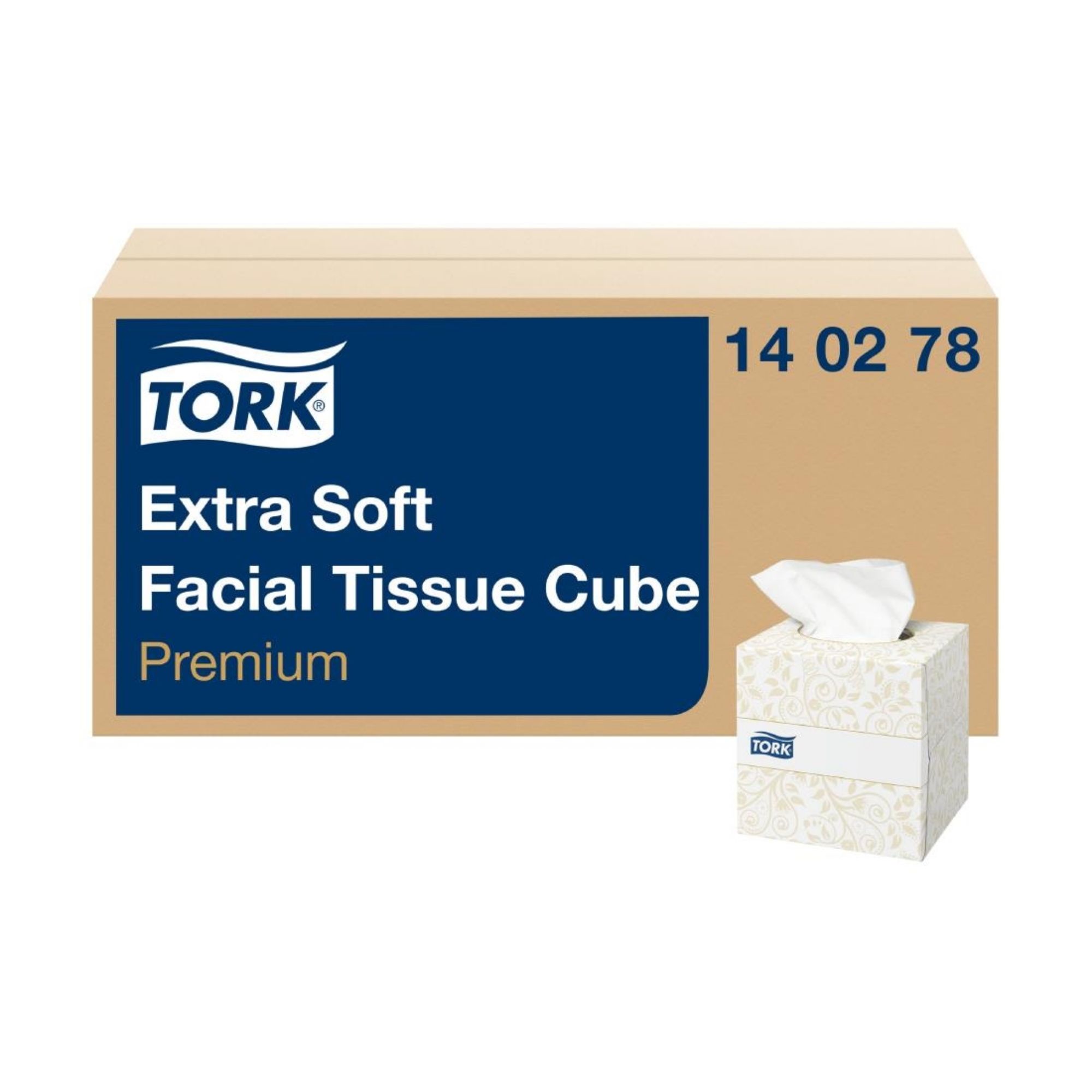 Picture of Tork Premium Extra Soft Facial Tissues Cube 2ply (30x100) - CH570
