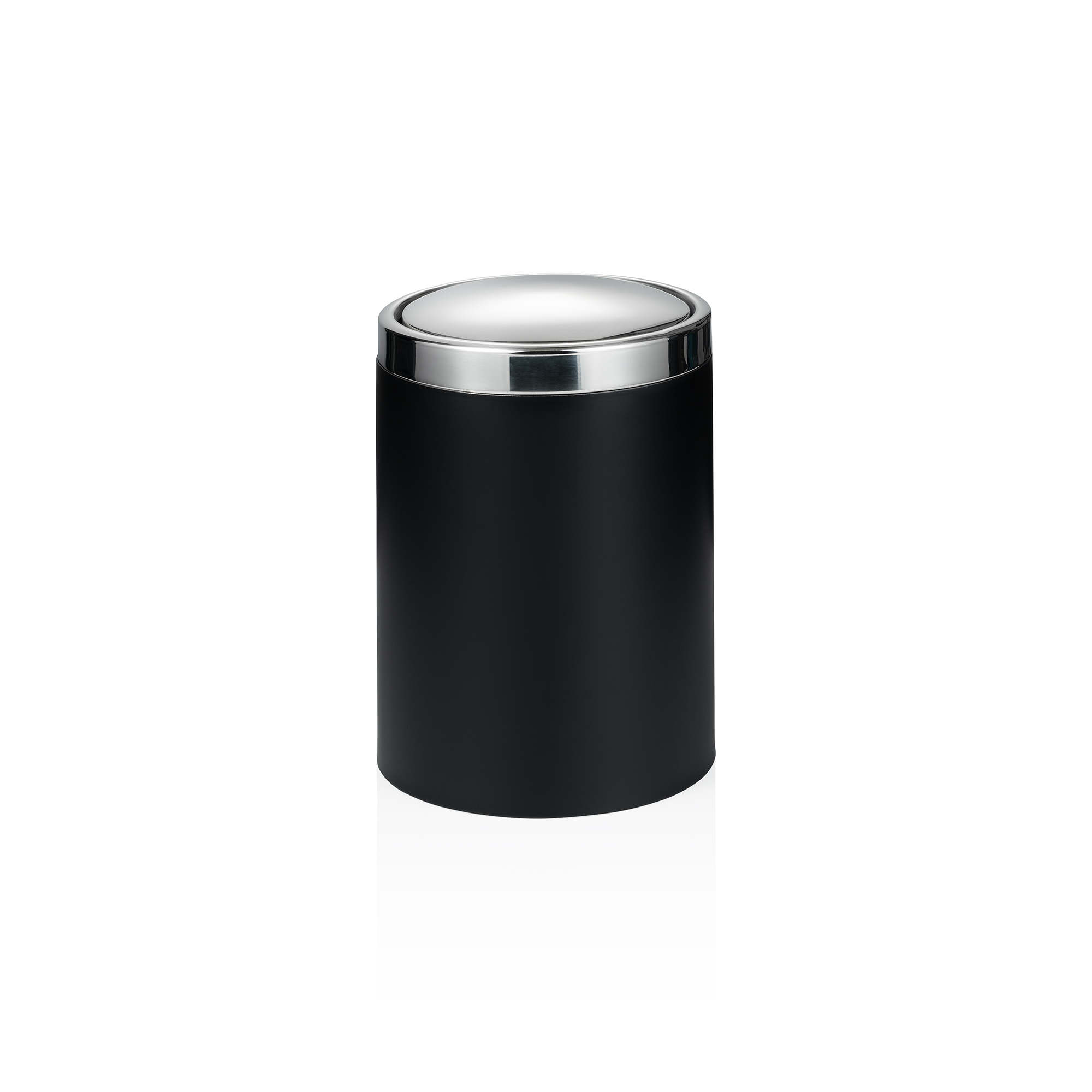Picture of Was Germany Waste Bin Swing Lid Dia 18 cm 5 L Black - 1532501