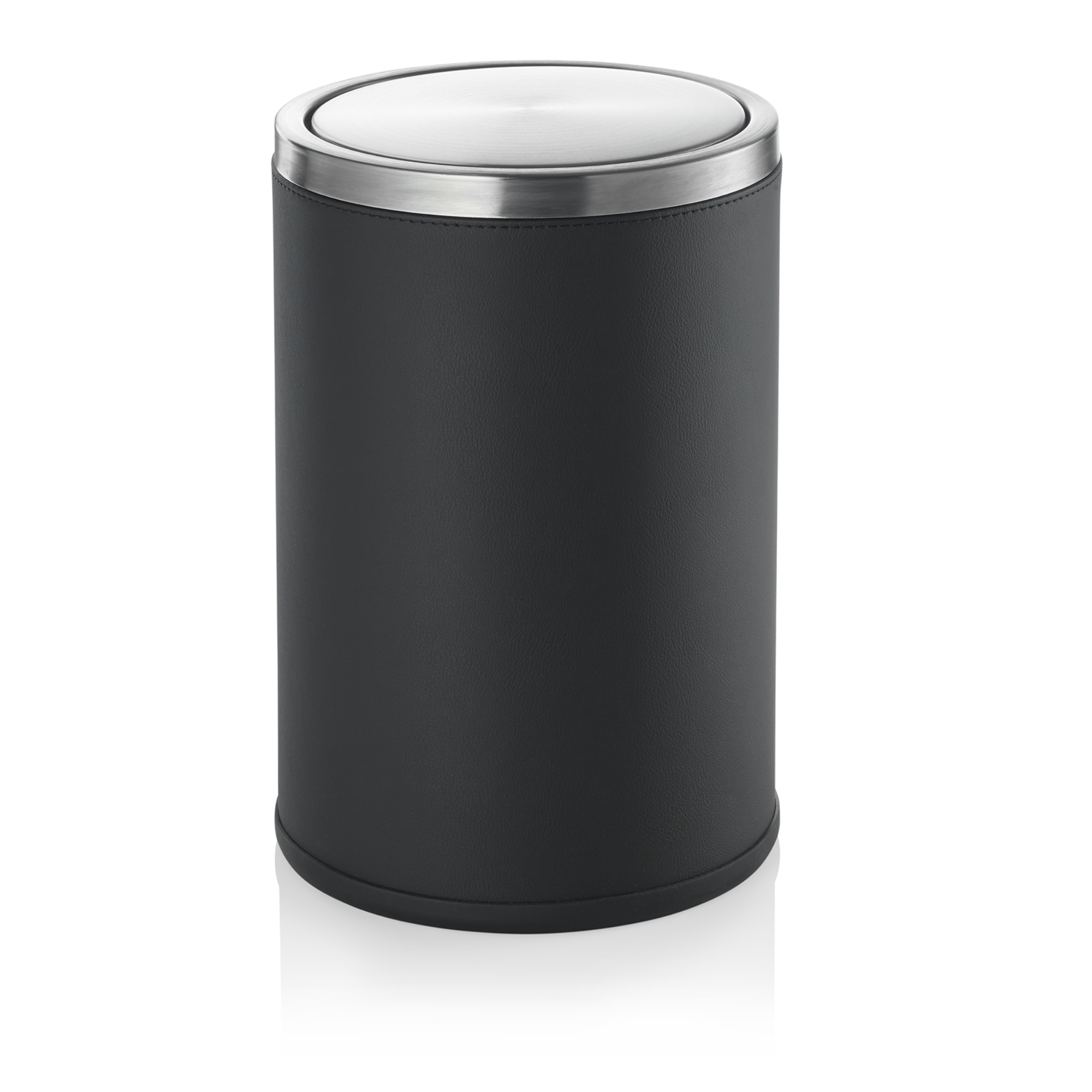 Picture of Was Germany Waste Bin 9 L Black Stainless Steel Vegan Leather - 1124020