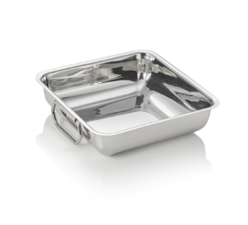 Show details for Cucina Roasting Pot/Tray Chrome Nickel Steel 25x25x7 cm - 1652025 Picture of Cucina Roasting Pot/Tray Chrome Nickel Steel 25x25x7 cm - 1652025