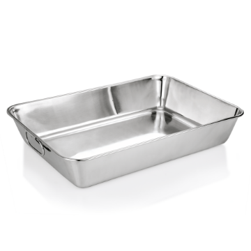 Show details for Cucina Roasting Pot/Tray Chrome Nickel Steel 59 x 42 x 10 cm - 1653561 Picture of Cucina Roasting Pot/Tray Chrome Nickel Steel 59 x 42 x 10 cm - 1653561