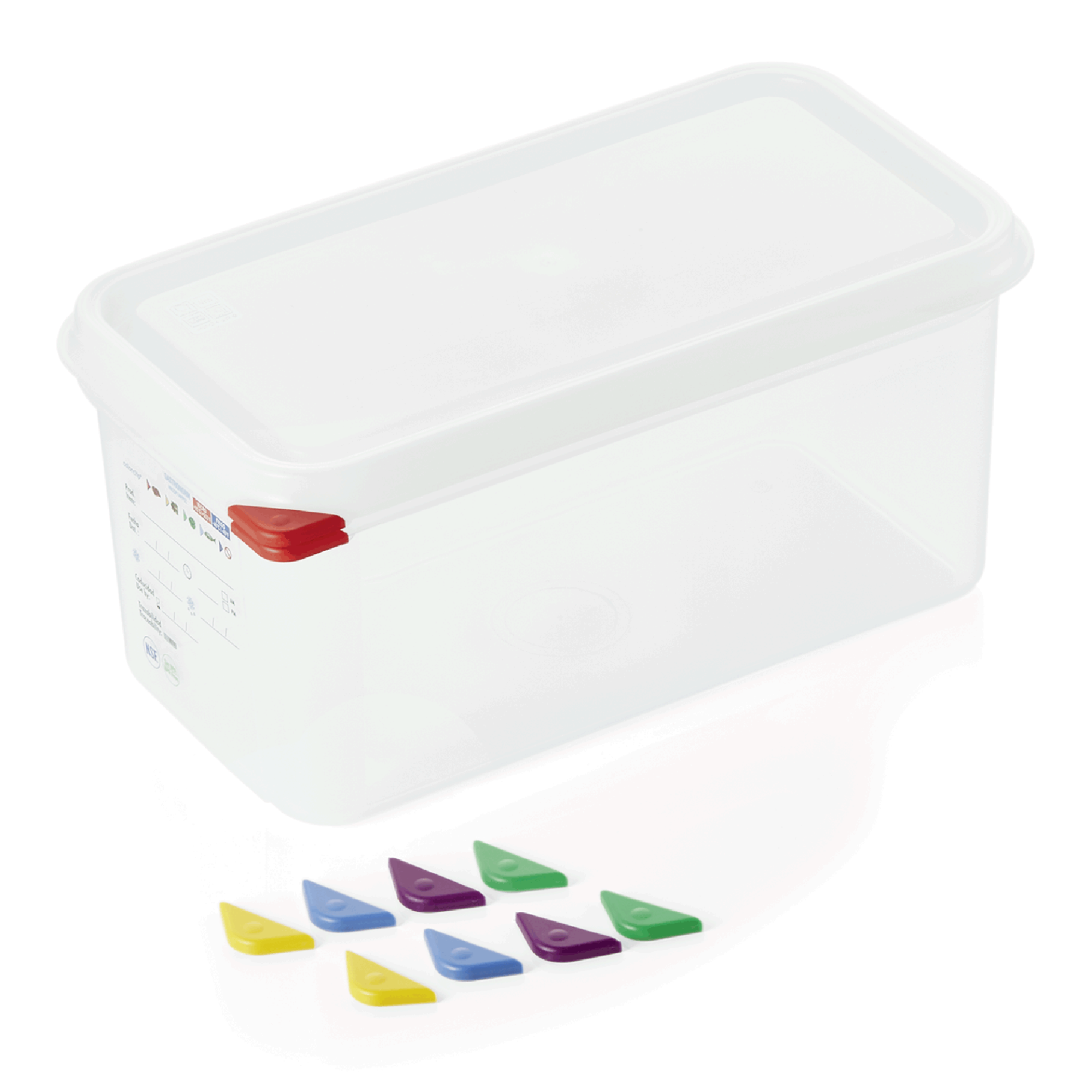 Picture of Was Germany GN Container 1/3-150 mm Polypropylene Pack of 6 - 8613150