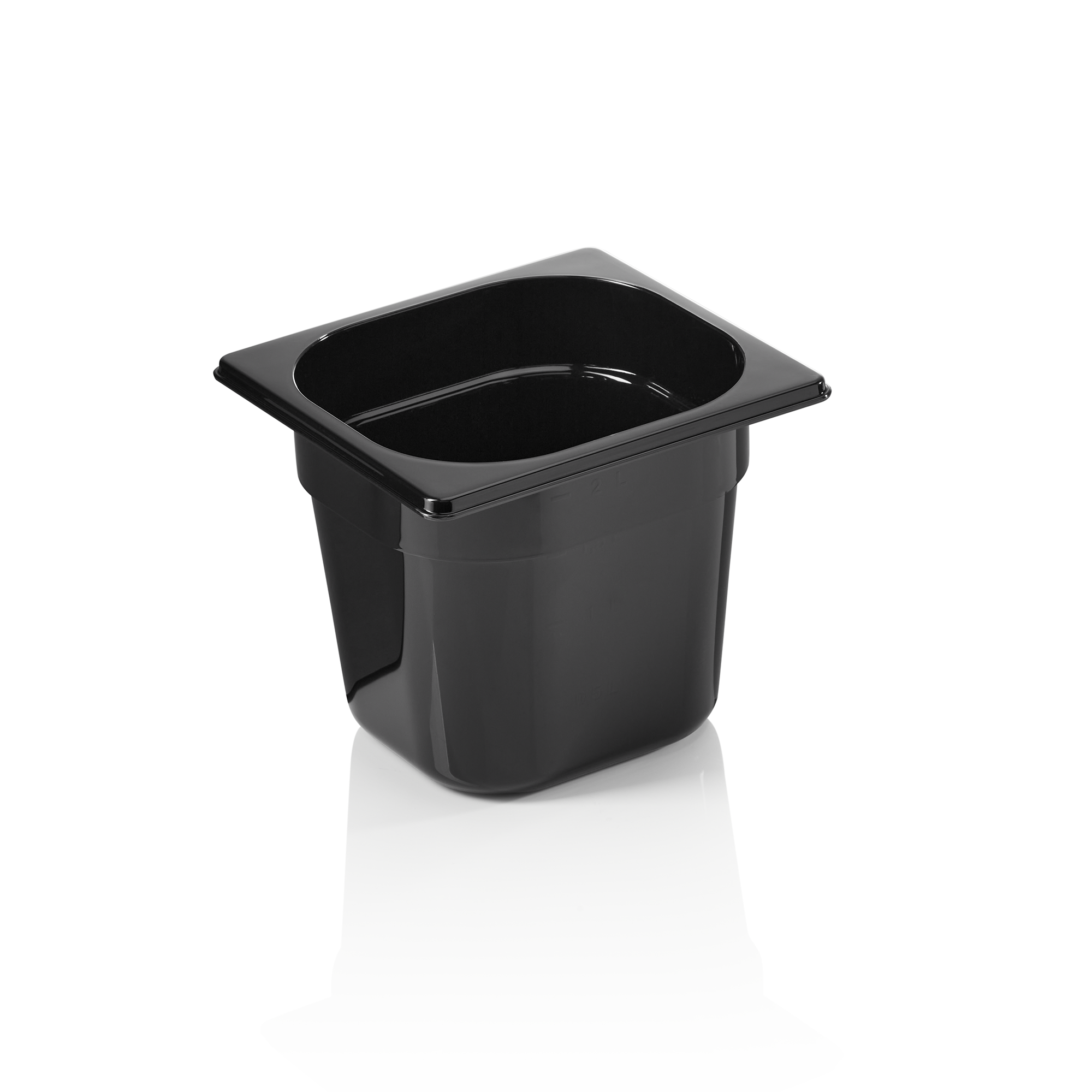 Picture of Was Germany GN Container Black Polycarbonate 1/6-150 mm - 9616150