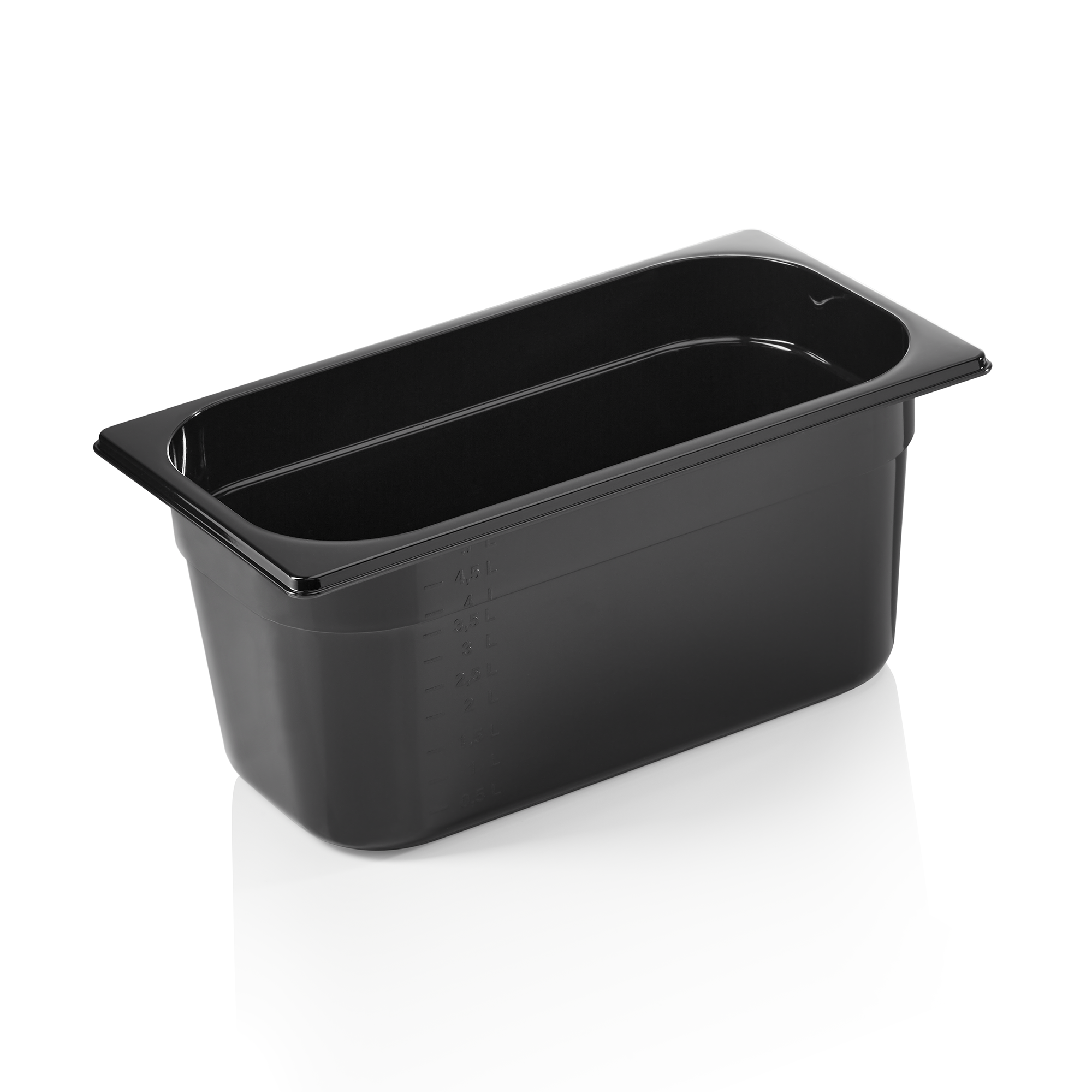 Picture of Was Germany GN Container Black Polycarbonate 1/3-150 mm - 9613150