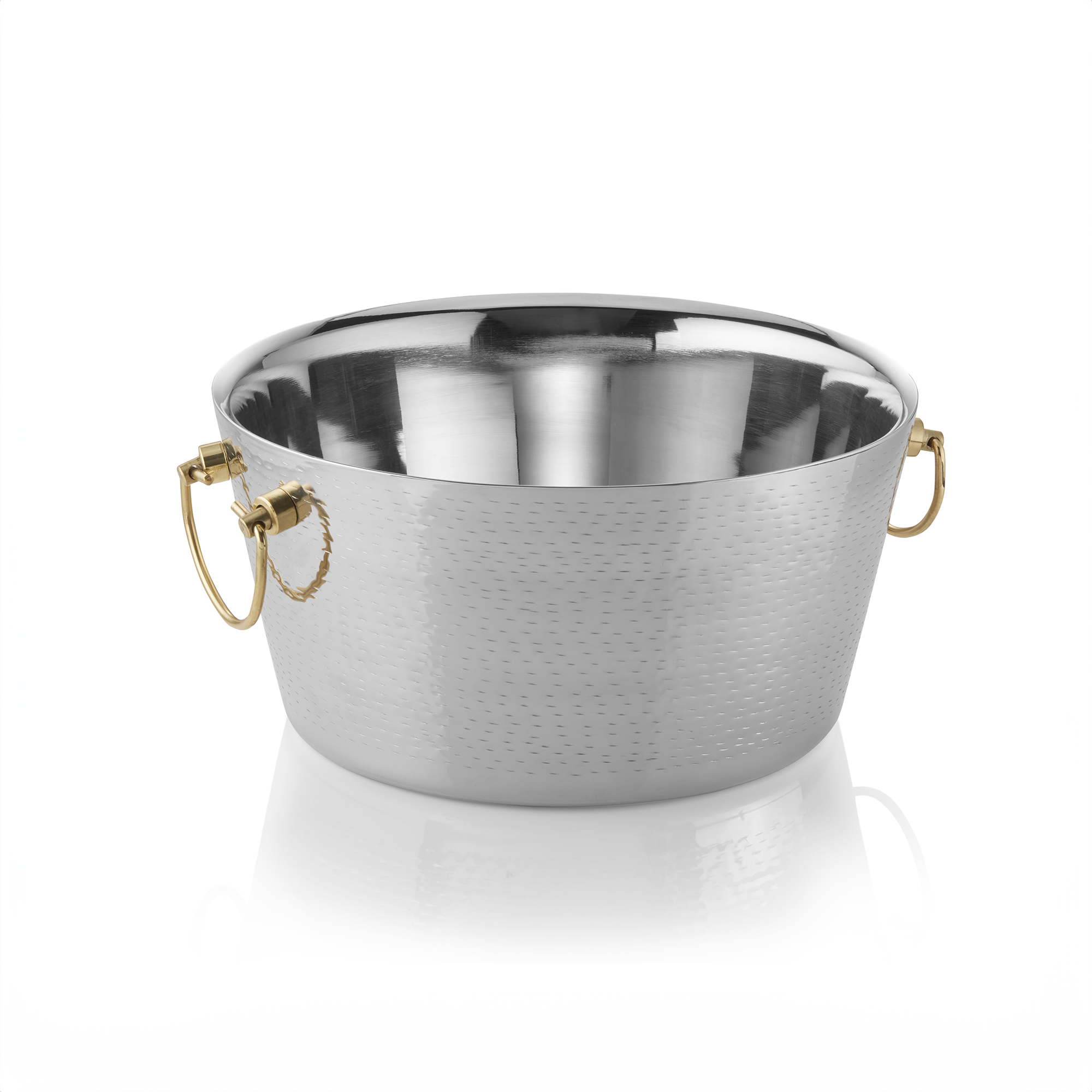 Picture of Was Germany Champagne Cooler Brass Handles Dia 34 cm Chrome Steel - 1521234