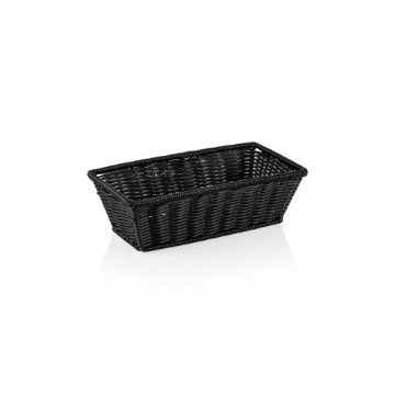 Show details for Weaver Pro GN Basket 1/3 Black Polypropylene Chrome Steel - 5091013 Picture of Weaver Pro GN Basket 1/3 Black Polypropylene Chrome Steel - 5091013