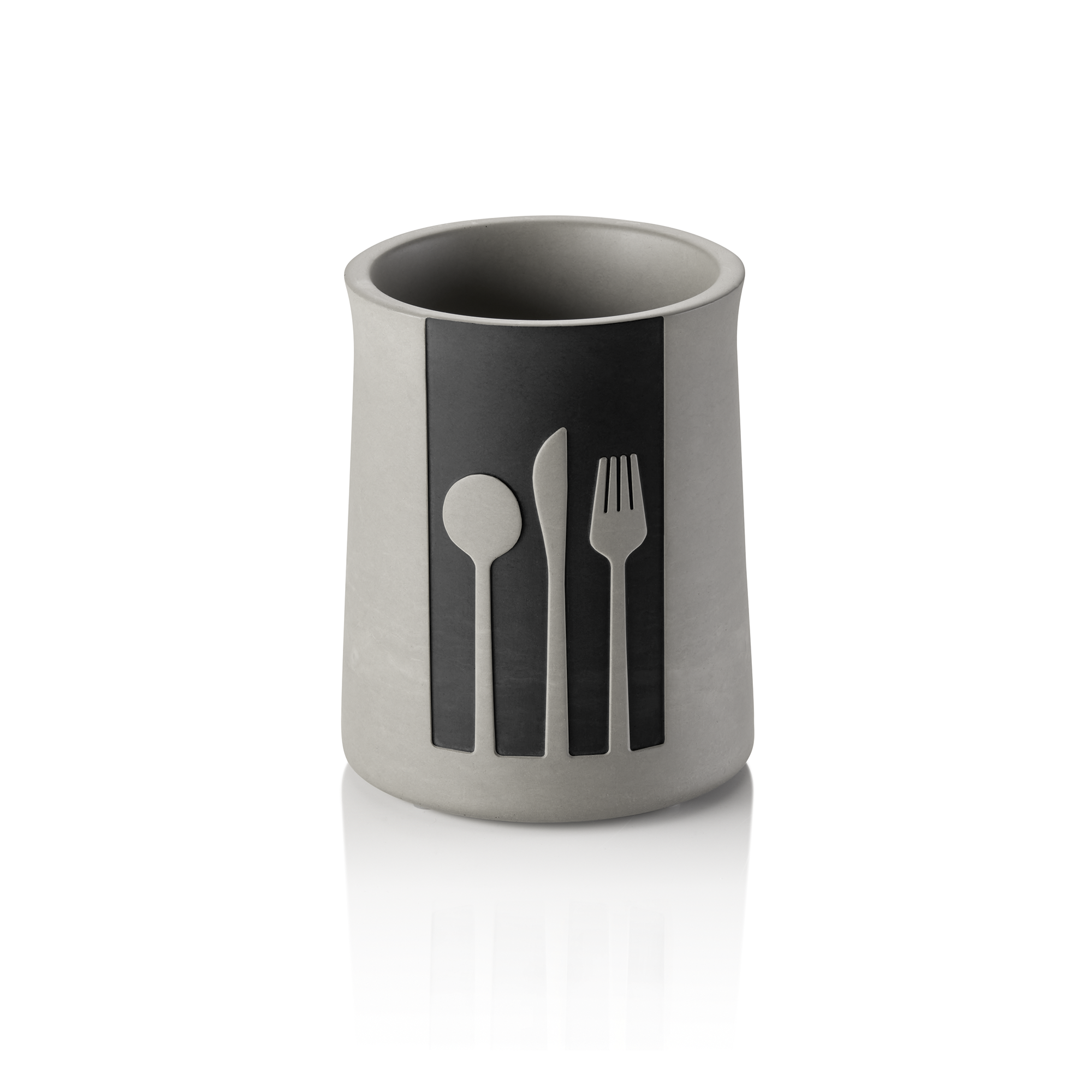 Picture of Was Germany Cutlery Tray Nero Black Concrete Dia 11 cm - 1584111