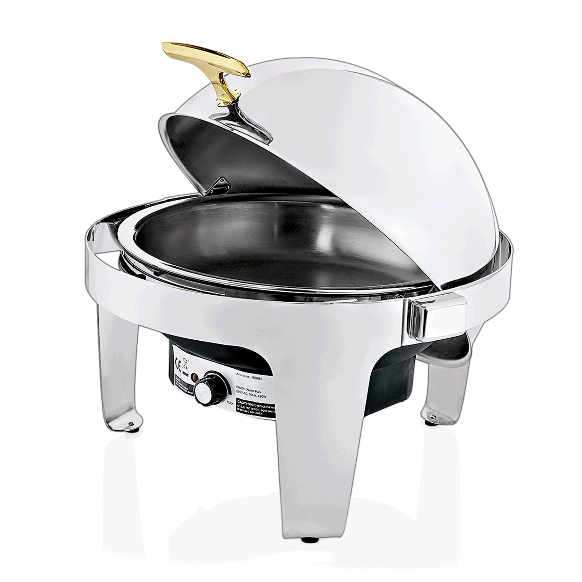 Picture of Was Germany Electric Chafing Dish 6.8 L Dia 39.5 cm Chrome Steel - 1460689