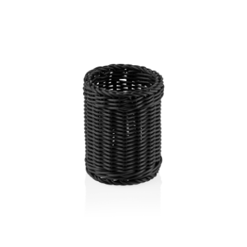 Show details for Weaver Pro Cutlery Basket Black Polypropylene Dia 12 cm - 5077012 Picture of Weaver Pro Cutlery Basket Black Polypropylene Dia 12 cm - 5077012