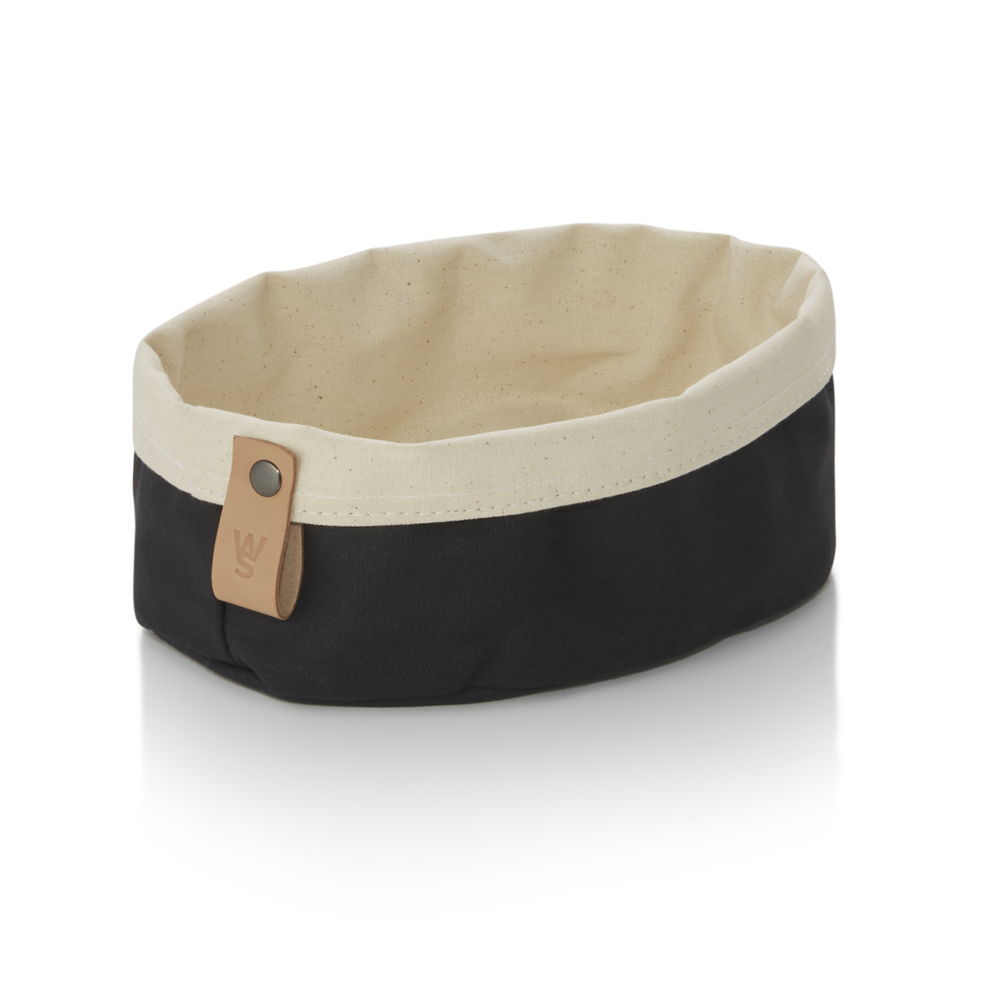 Picture of Was Germany Bread Bag, Reversible Cotton, Black/Cream, 19x15x10 cm - 9392119