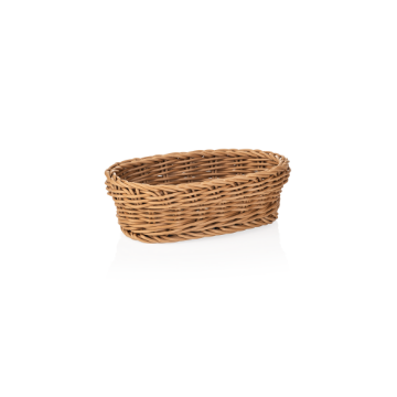 Show details for Weaver Pro Oval Polypropylene Basket Beige 19x12x6 cm - 5073219 Picture of Weaver Pro Oval Polypropylene Basket Beige 19x12x6 cm - 5073219