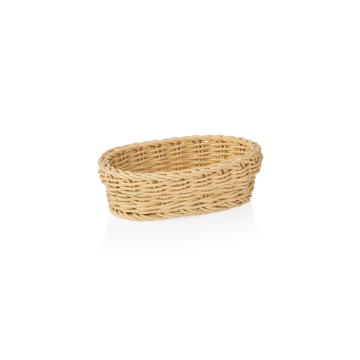 Show details for Weaver Pro Oval Basket Light Beige Polypropylene 19x12 cm - 5073319 Picture of Weaver Pro Oval Basket Light Beige Polypropylene 19x12 cm - 5073319