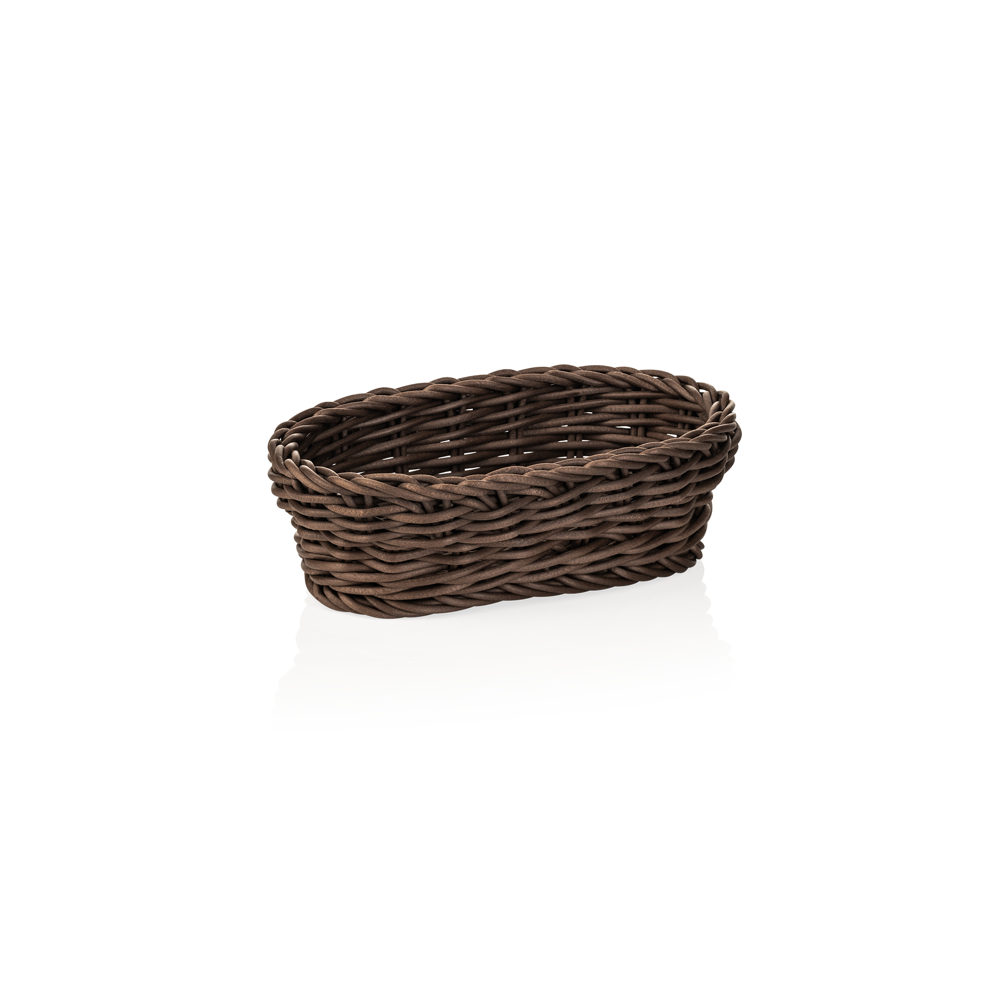 Picture of Weaver Pro Oval Basket 19x12x6 cm Brown Polypropylene - 5073119