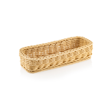 Show details for Weaver Pro Cutlery Basket 27x10x5 cm Light Beige Polypropylene - 5076327 Picture of Weaver Pro Cutlery Basket 27x10x5 cm Light Beige Polypropylene - 5076327