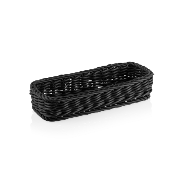 Show details for Weaver Pro Cutlery Basket Black Polypropylene 27x10x5 cm - 5076027 Picture of Weaver Pro Cutlery Basket Black Polypropylene 27x10x5 cm - 5076027