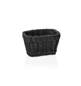Show details for Weaver Pro Table Basket 17 x 11 x 9 cm Black Polypropylene - 5070017 Picture of Weaver Pro Table Basket 17 x 11 x 9 cm Black Polypropylene - 5070017