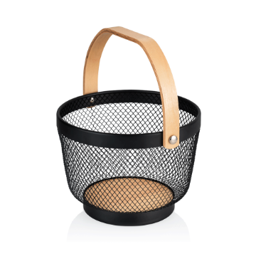 Show details for Was Germany Buffet Basket Black Metal/Wood 28 x 27 x 18.5 cm - 1415028 Picture of Was Germany Buffet Basket Black Metal/Wood 28 x 27 x 18.5 cm - 1415028