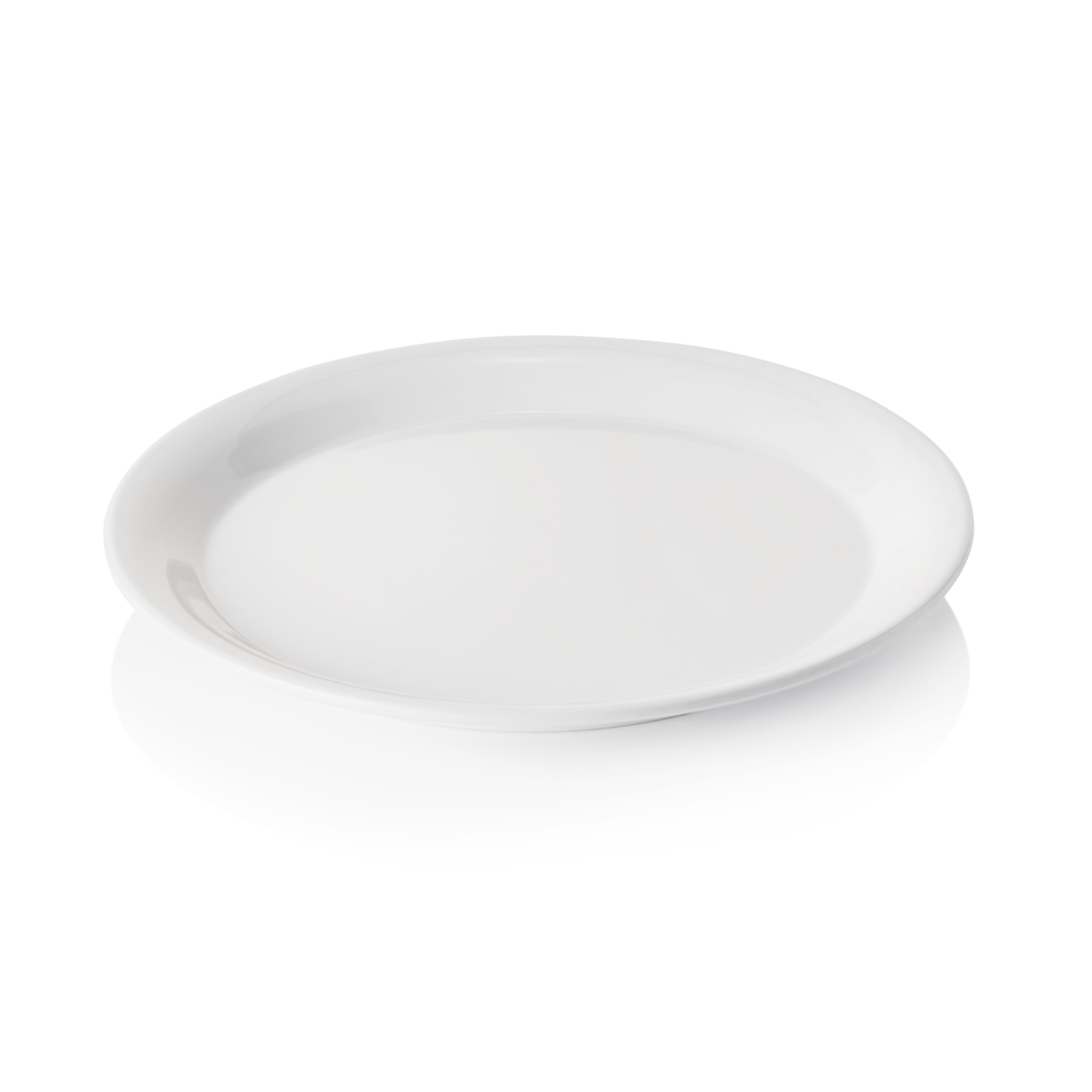 Picture of Day & Night Melamine Plate White Dia 26 cm - 6700026