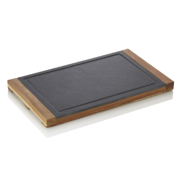Show details for Was Germany Slate & Serve Board Natural Slate/Acacia Wood 35x20x2.5 cm - 3320035 Picture of Was Germany Slate & Serve Board Natural Slate/Acacia Wood 35x20x2.5 cm - 3320035