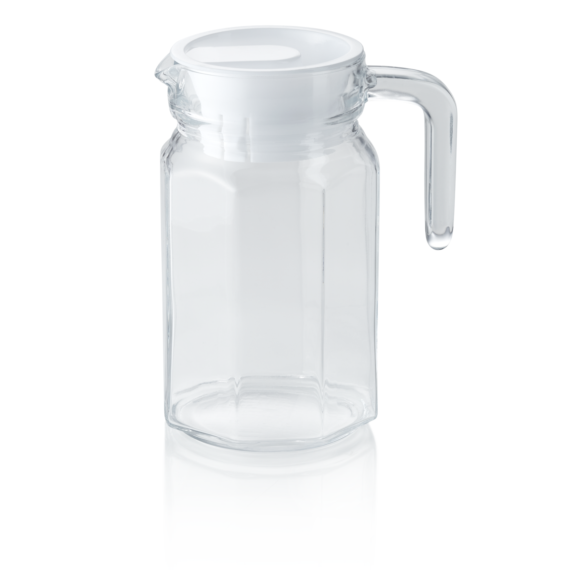 Picture of Was Germany Jug Glass with Plastic Lid 0.5 L Dia 7.5 cm - 1772050