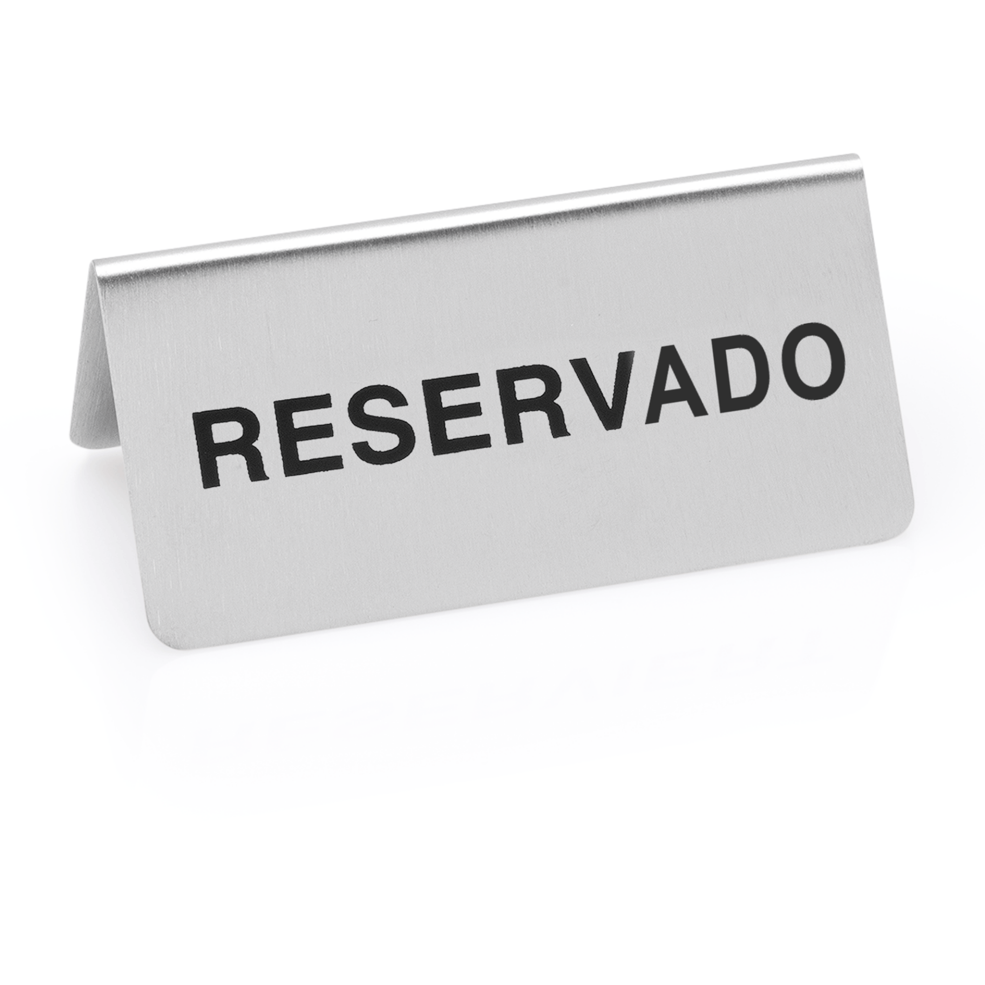 Picture of Was Germany Reservado Sign Set Chrome Nickel Steel Pack of 12 - 1432021