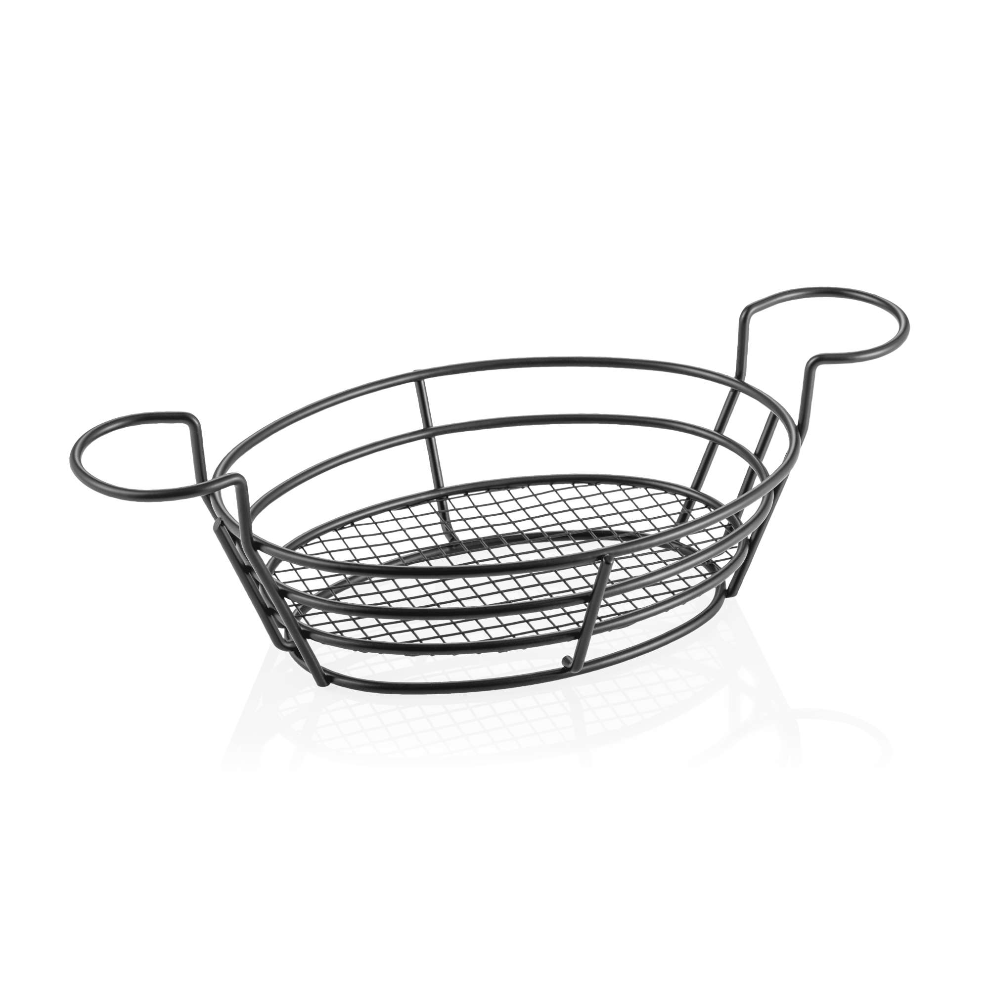 Picture of Was Germany Chicken Wings Basket Black Metal 37.5 x 20 x 7.5 cm - 1412037