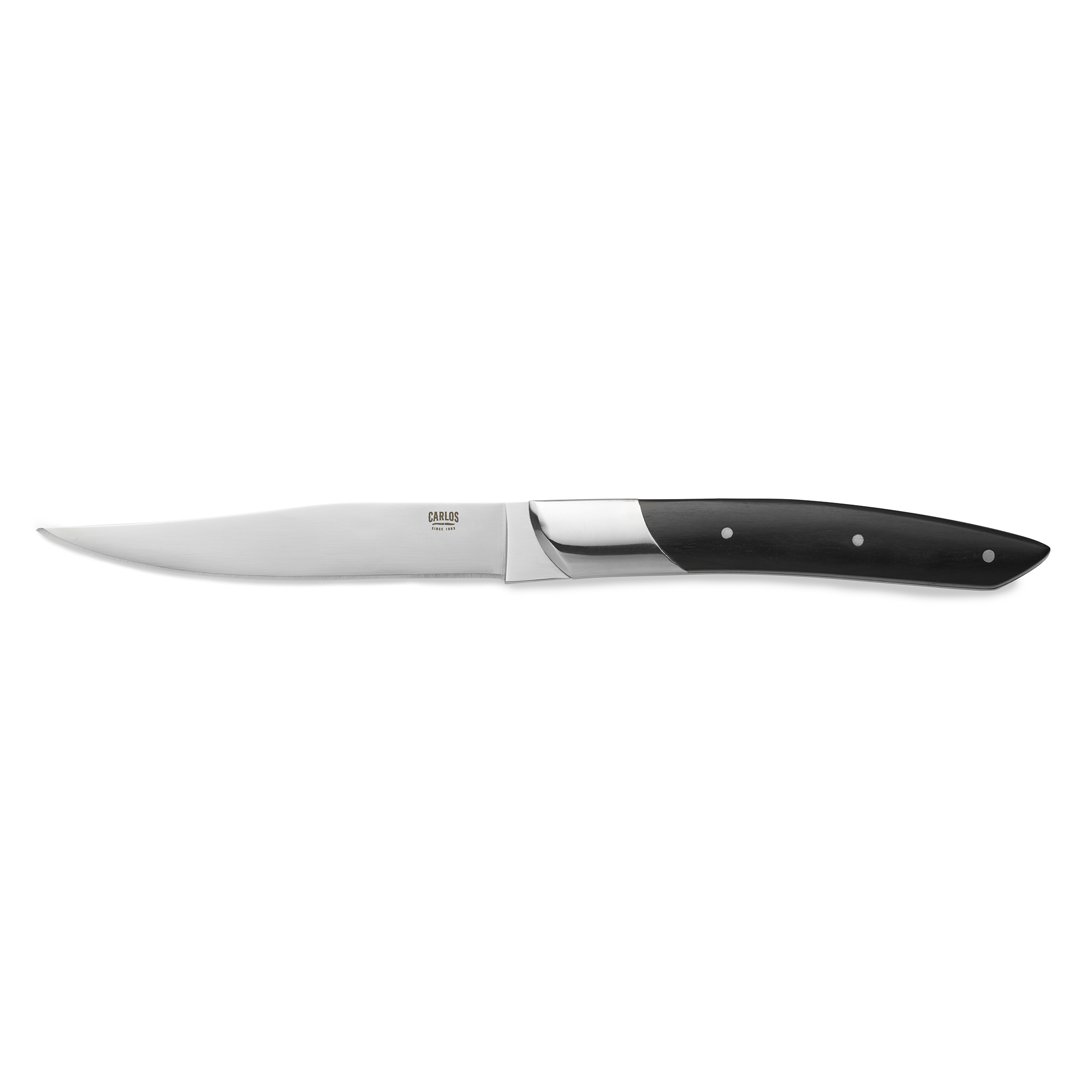 Picture of Carlos Steak Knife Set Black Sandalwood Handle Pack of 6 - 6429000