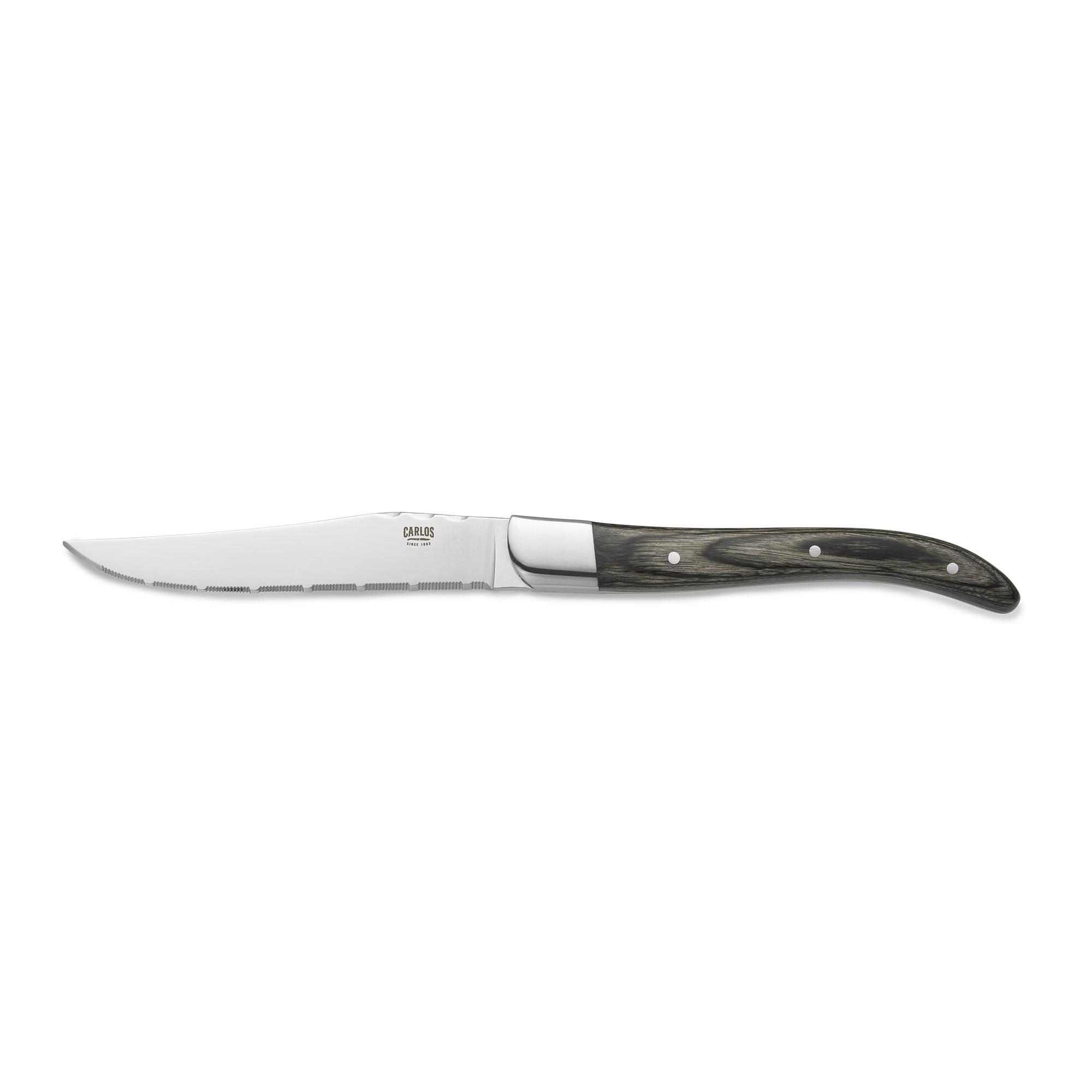 Picture of Carlos Steak Knife Set, Grey Pakka Wood Handle, Pack of 6 - 6427123