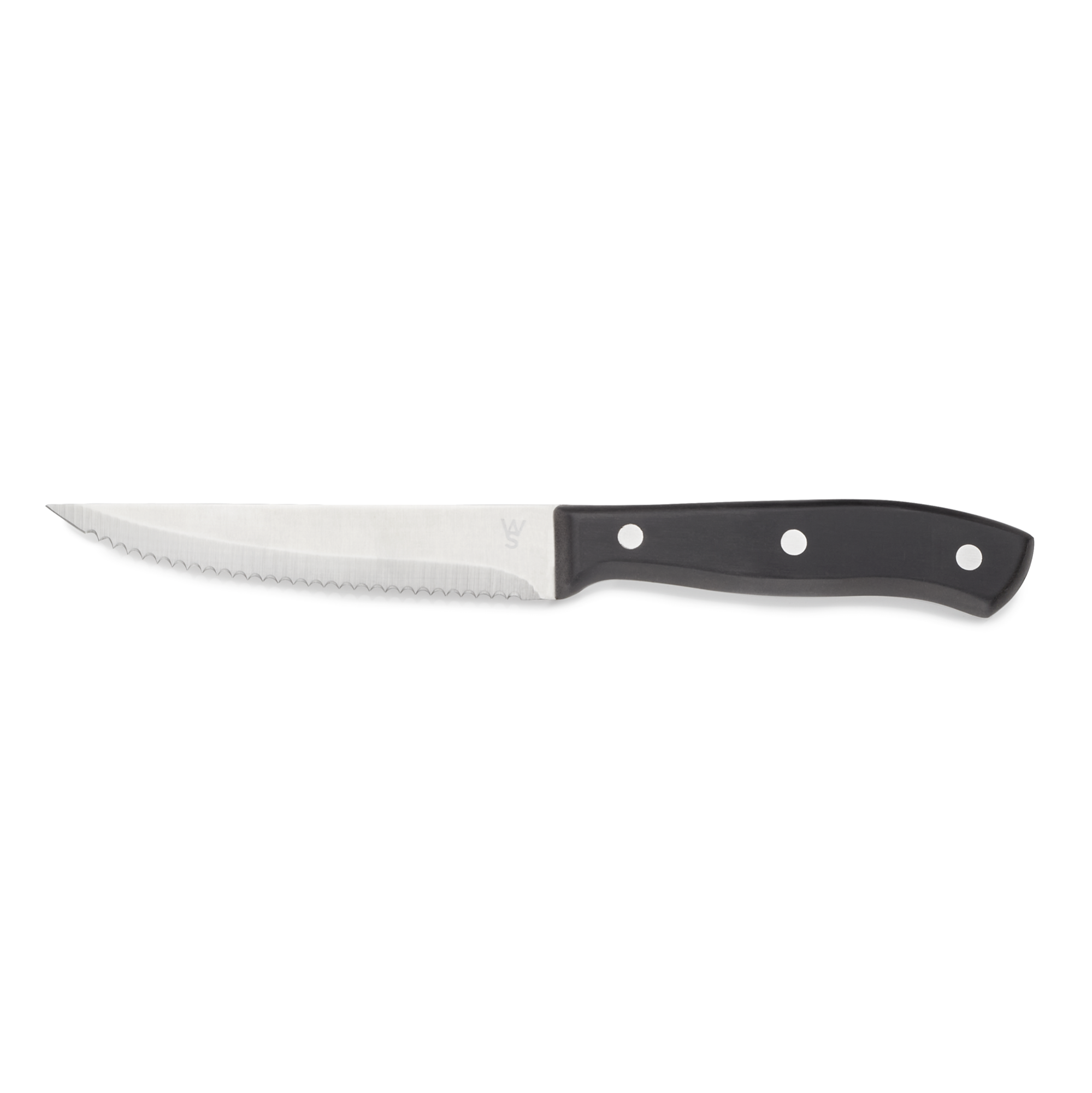 Picture of Essentials Steak Knife Set Chrome Steel 13/0 POM Handle Pack of 6 - 6421023