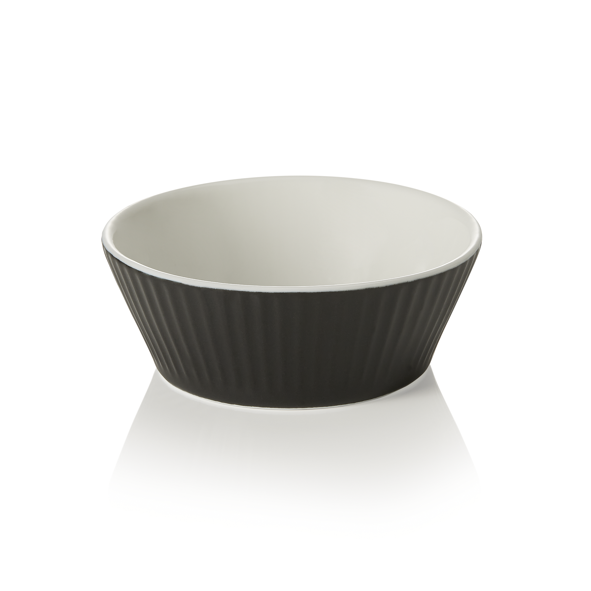 Picture of Was Germany Ragout Fin Set Black Porcelain Dia 9 cm 200 ml Pack of 6 - 4917091