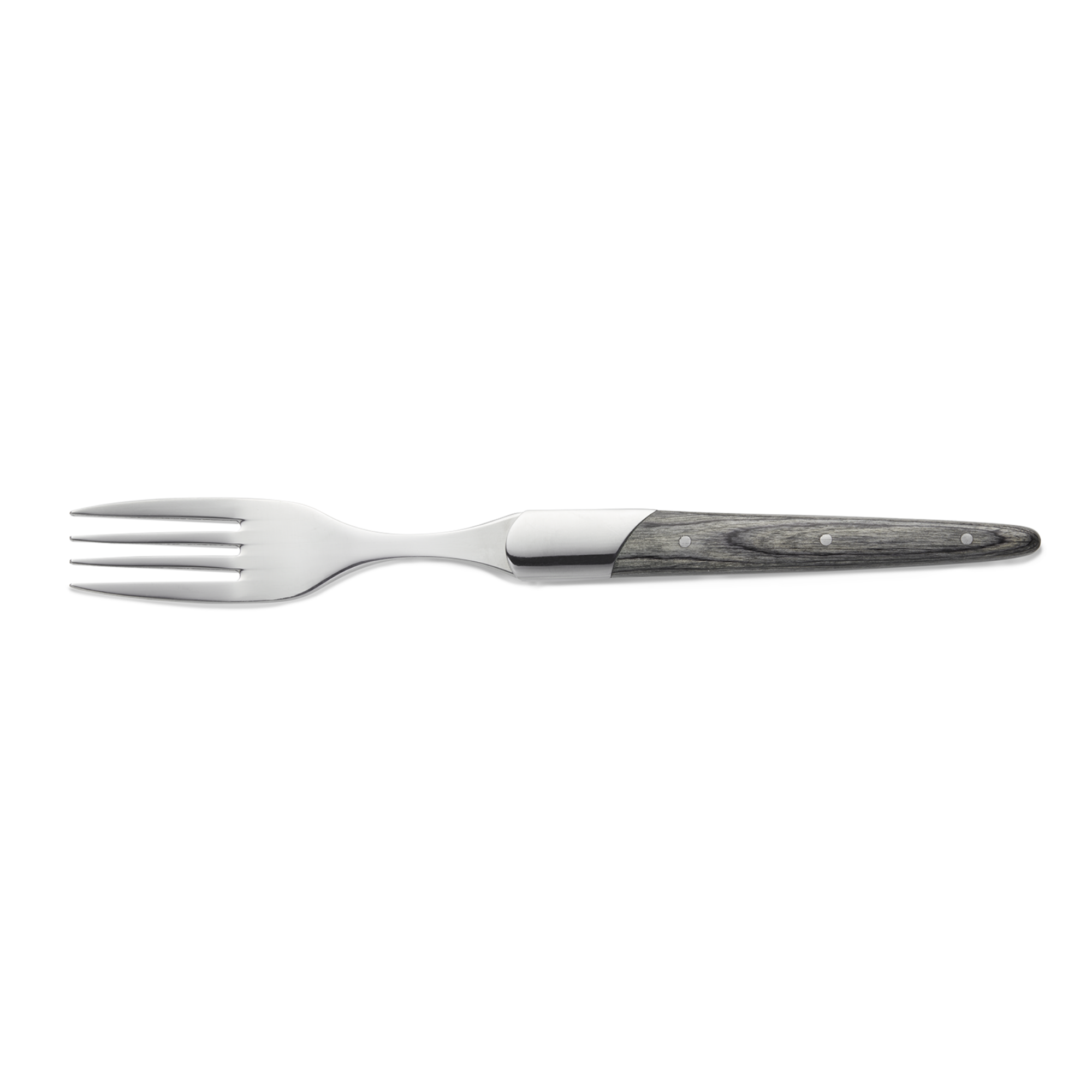 Picture of Carlos Steak Fork Set Grey Pakka Wood Handle Pack of 6 - 6431001