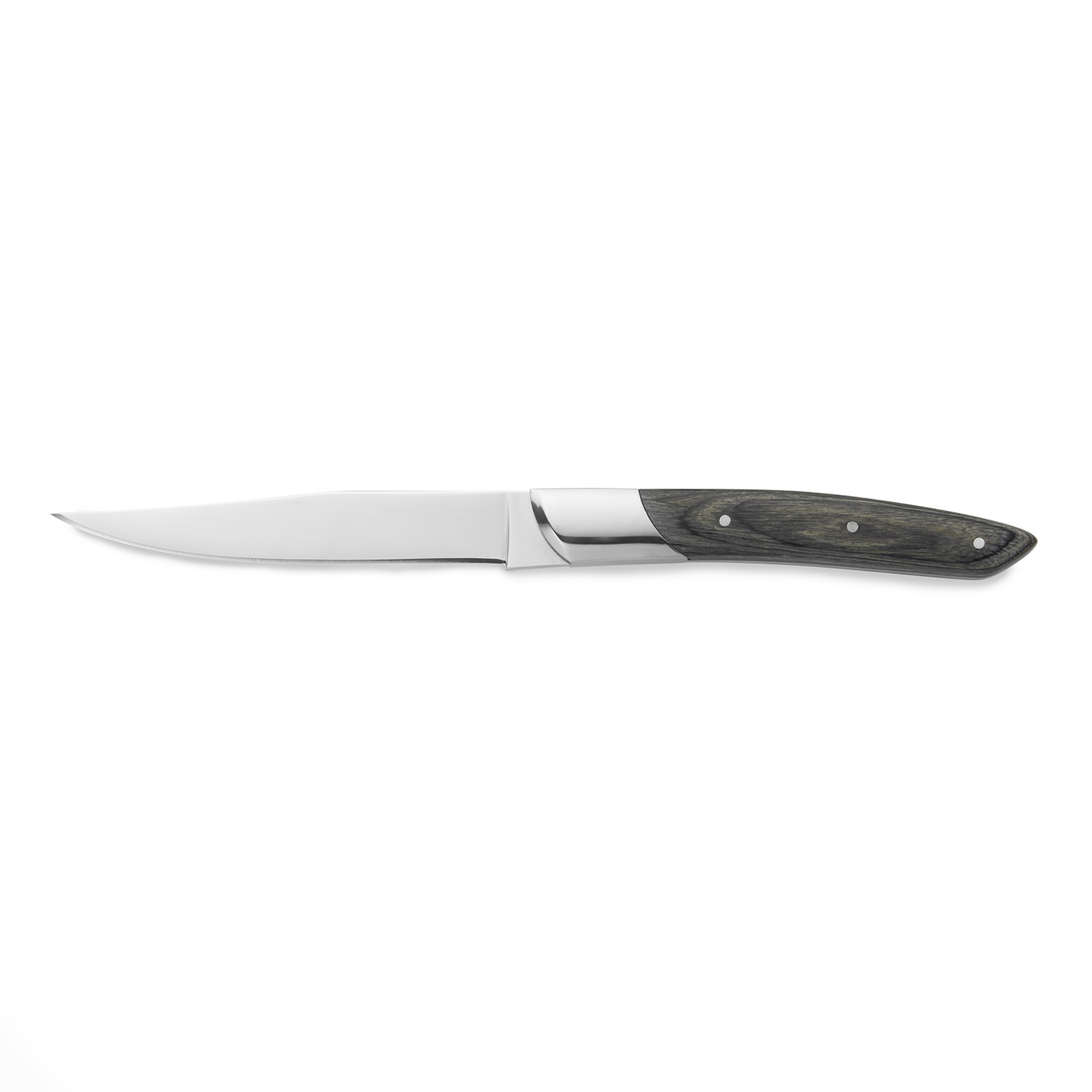 Picture of Carlos Steak Knife Set Grey Pakka Wood Handle Pack of 6 - 6431000