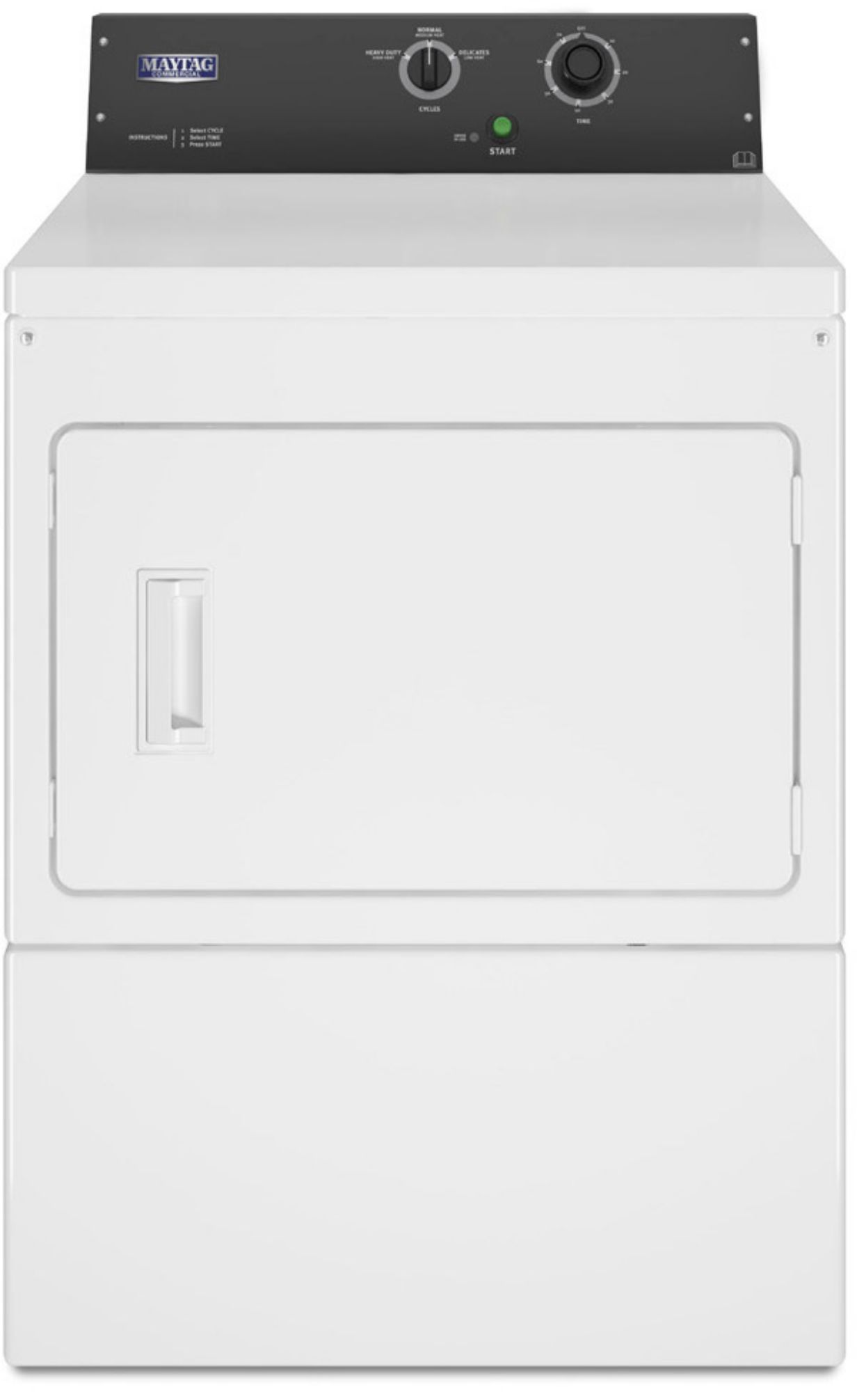 Picture of Maytag MDE20MNTGW 10.5kg American Style Vented Front Loader Dryer - MDE20MNTGW